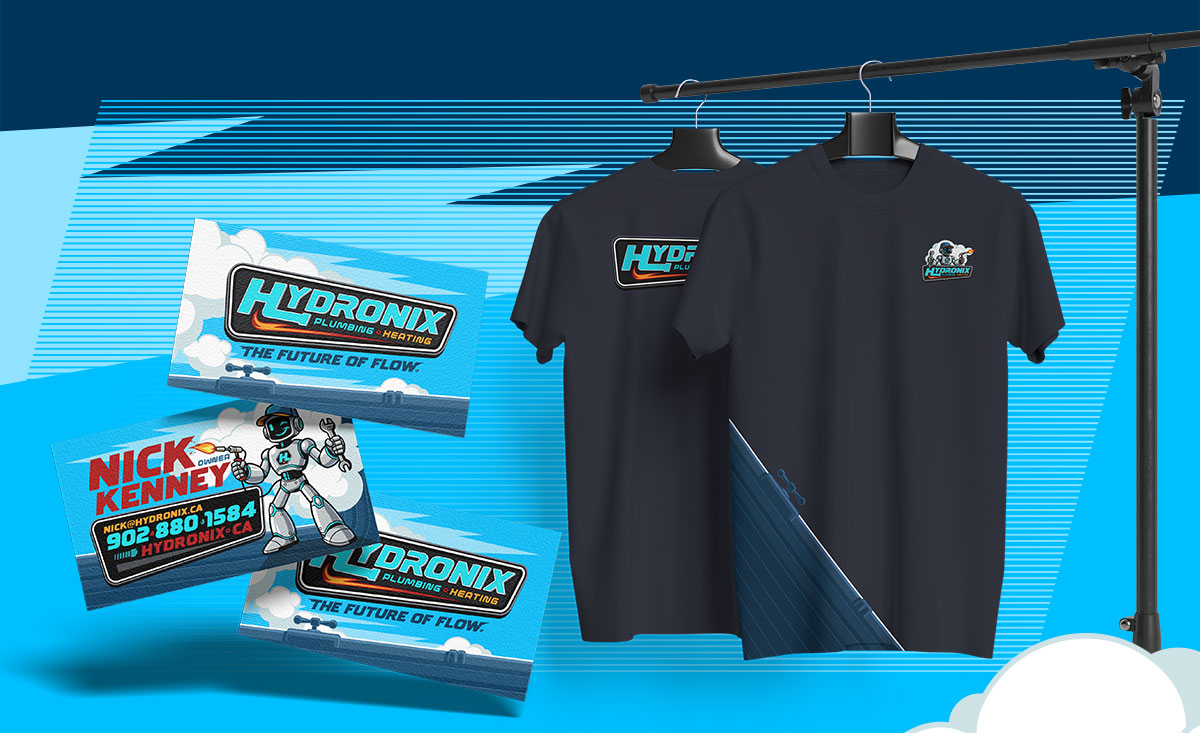 Branded uniforms and apparel for Hydronix Plumbing & Heating