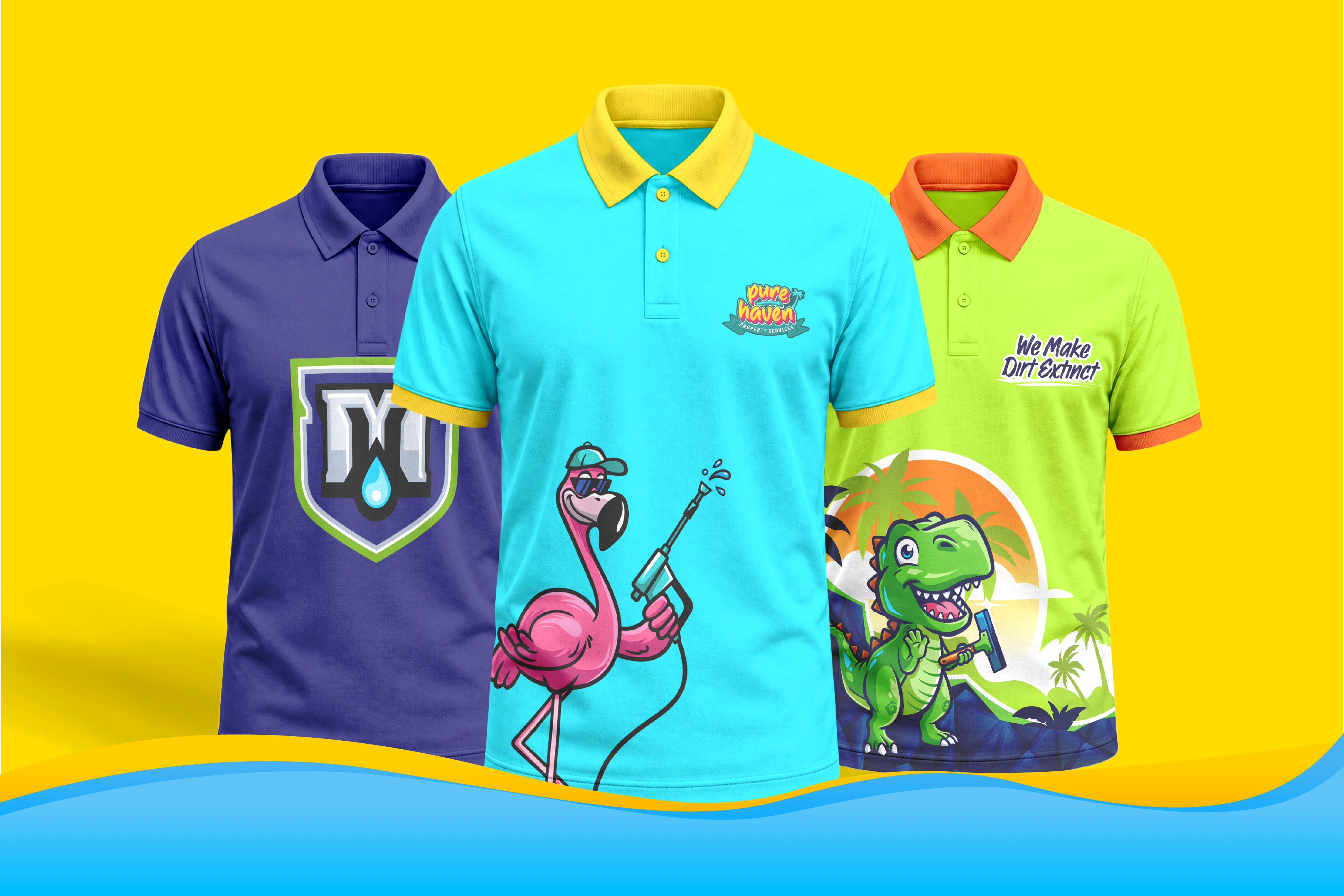 Uniform branding crafted by Bananas Creative to drive growth in contractors and home service companies across Canada and United States 