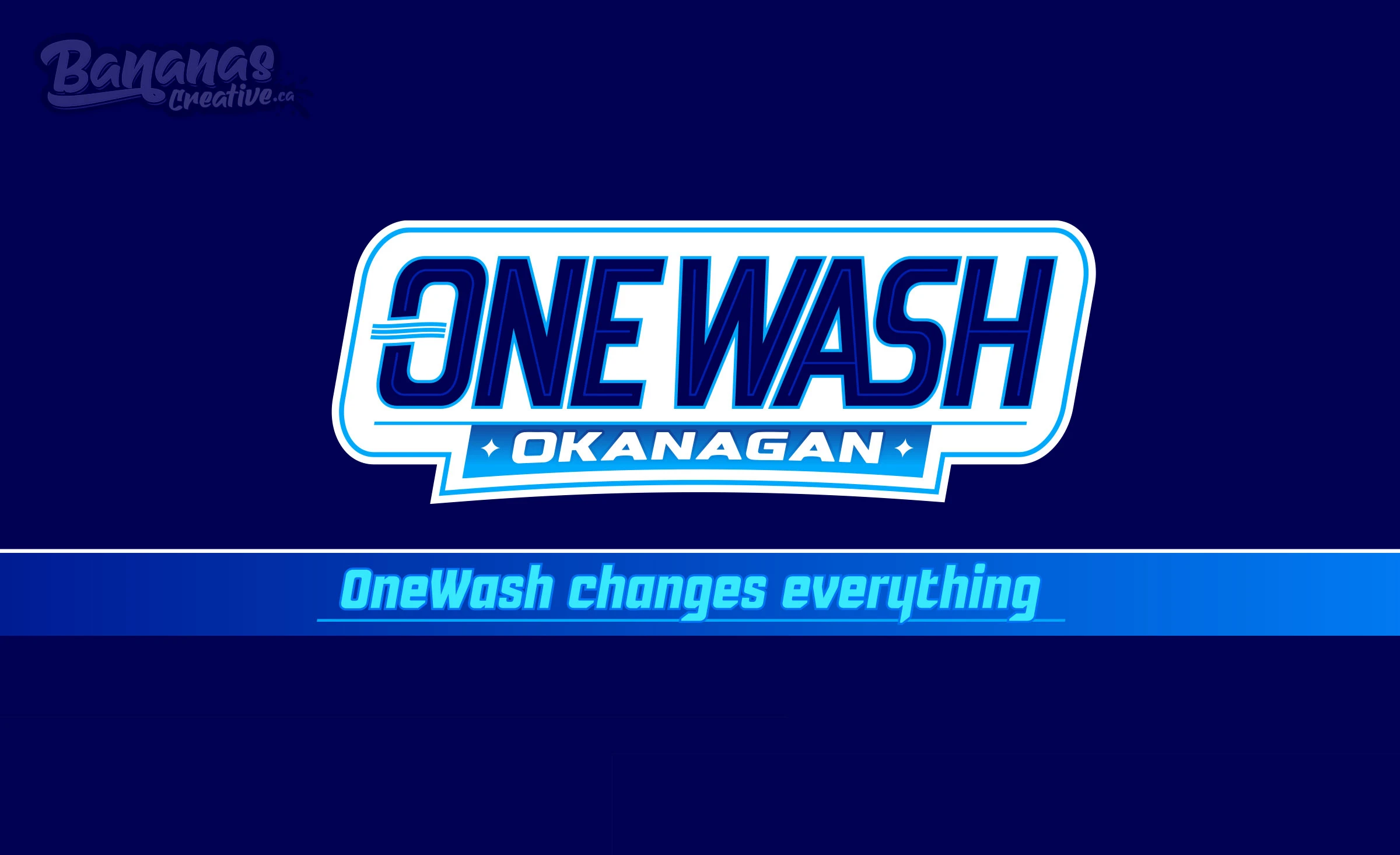 OneWash Okanagan logo for a Kelowna BC exterior cleaning company