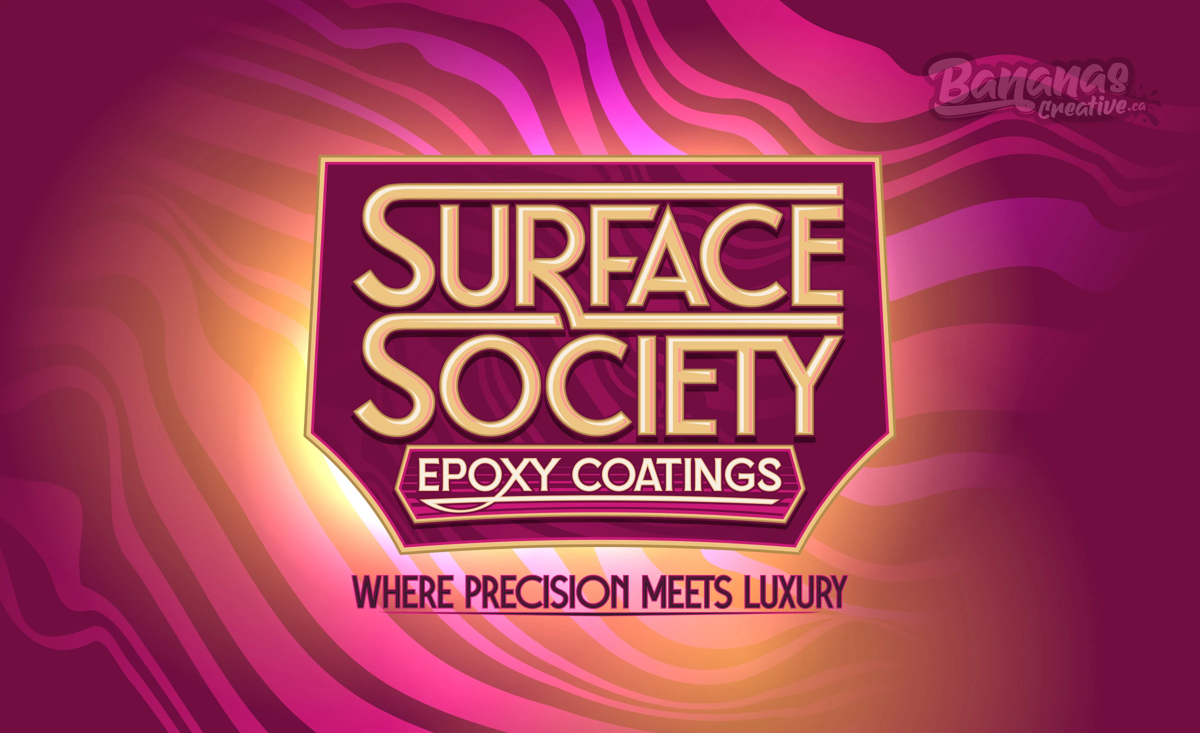 Surface Society Epoxy Coatings brand identity designed by Bananas Creative
