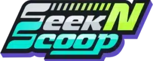 Seek N Scoop primary logo featuring bold GRITSTORM typography in electric teal and neon lime on graphite black, with the tagline 'Dog Waste Detection & Extraction' in clean Neuzeit Grotesk — designed to communicate precision and professionalism in the pet waste removal industry.