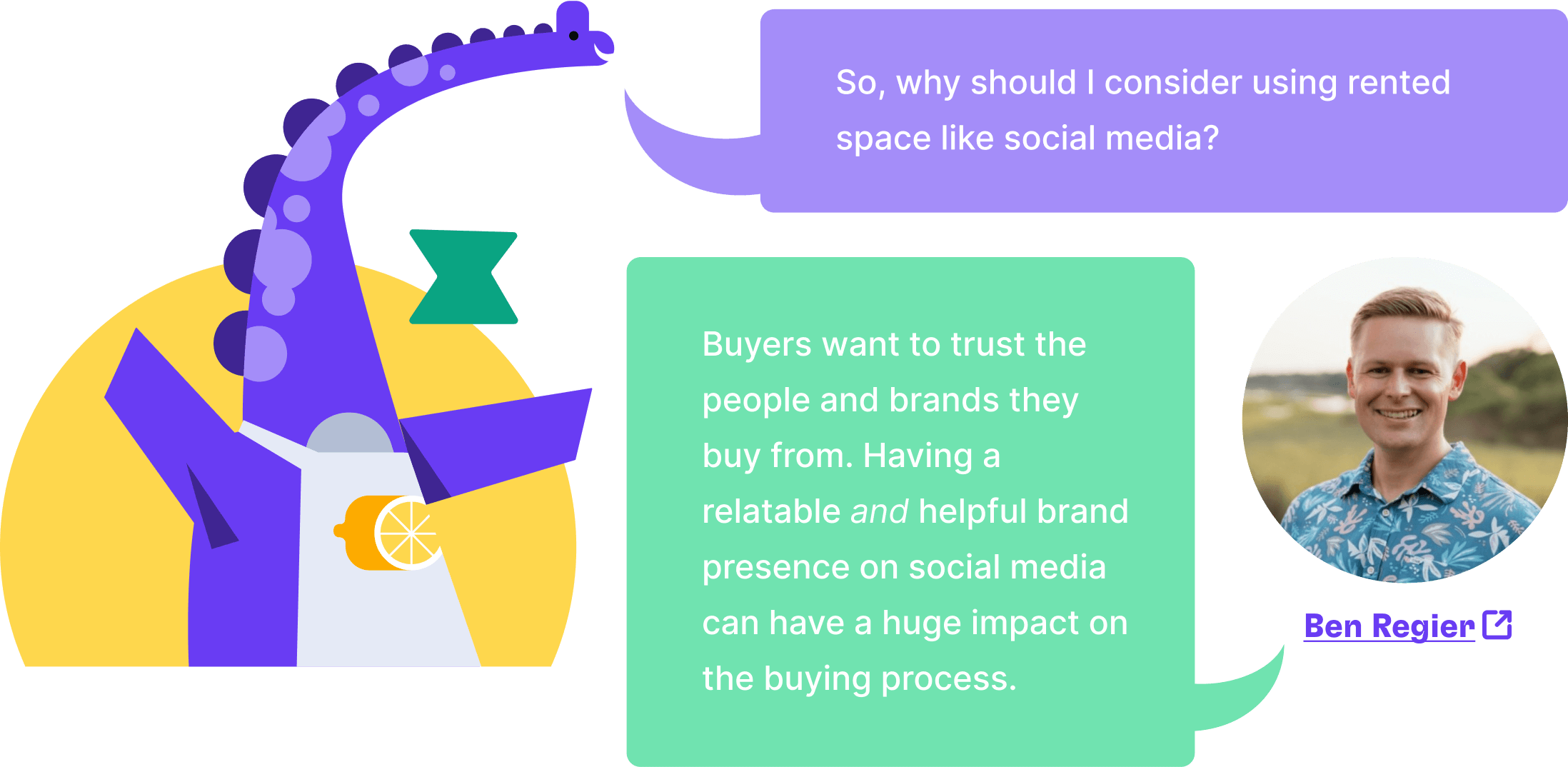 Ben Regier explains social media’s role in brand trust