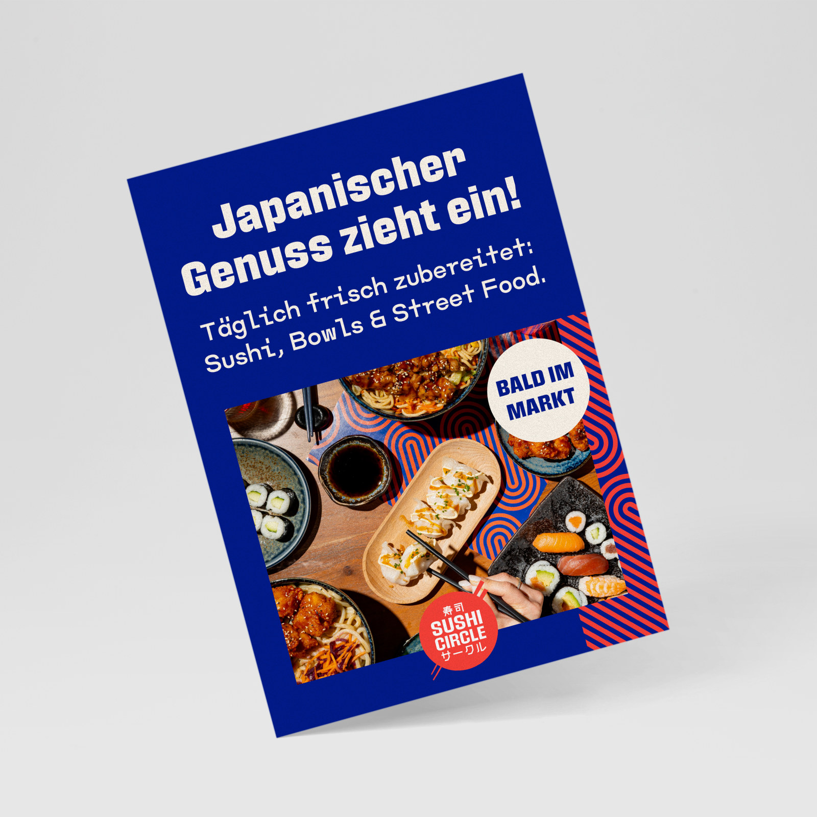 Point-of-sale material for Sushi Circle
