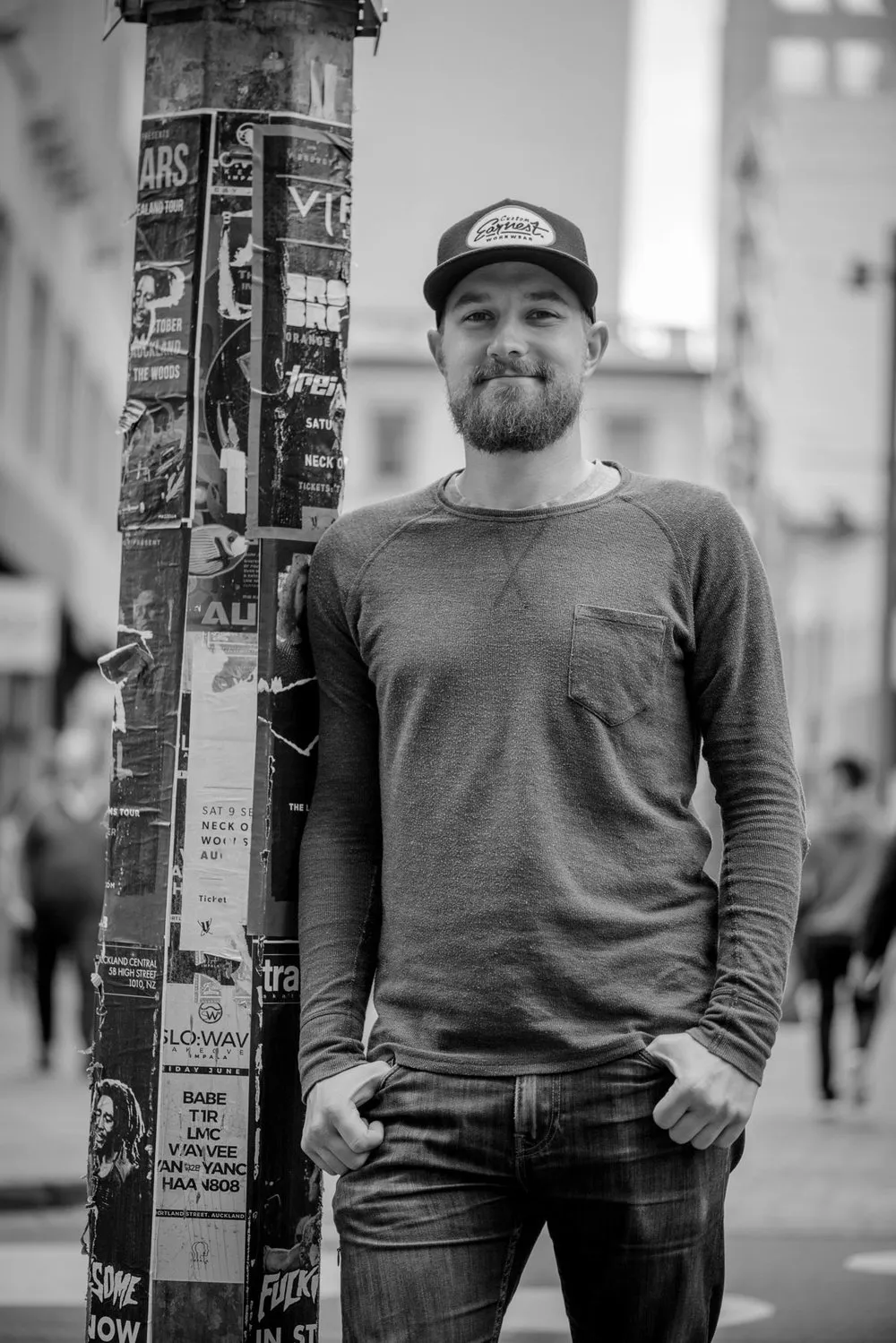 Picture of Michal Semela standing on the street