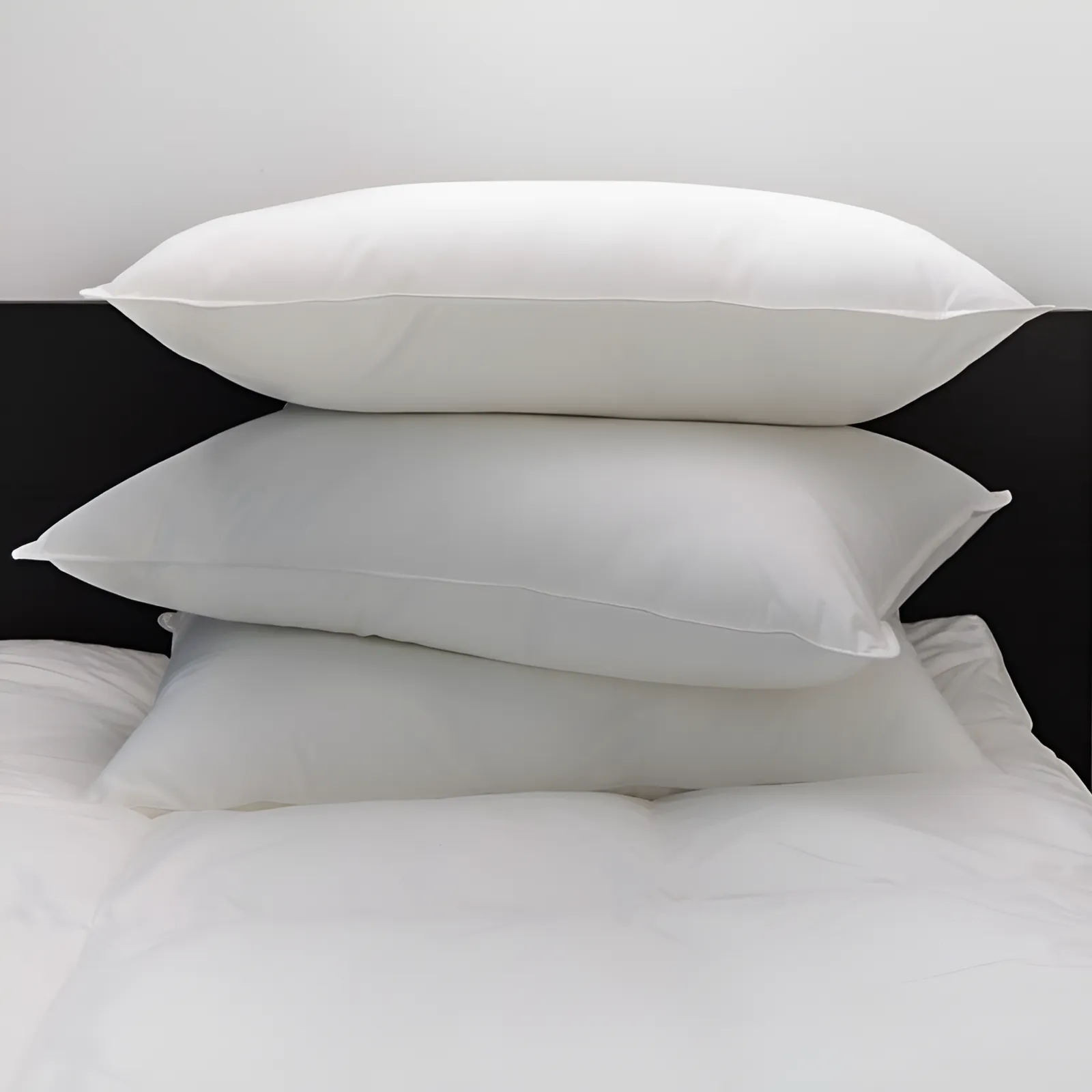 Stack of Northern Feather down pillows