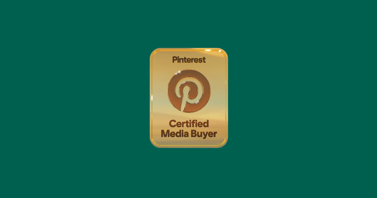 Bambuu is Pinterest Certified Media Buyer 