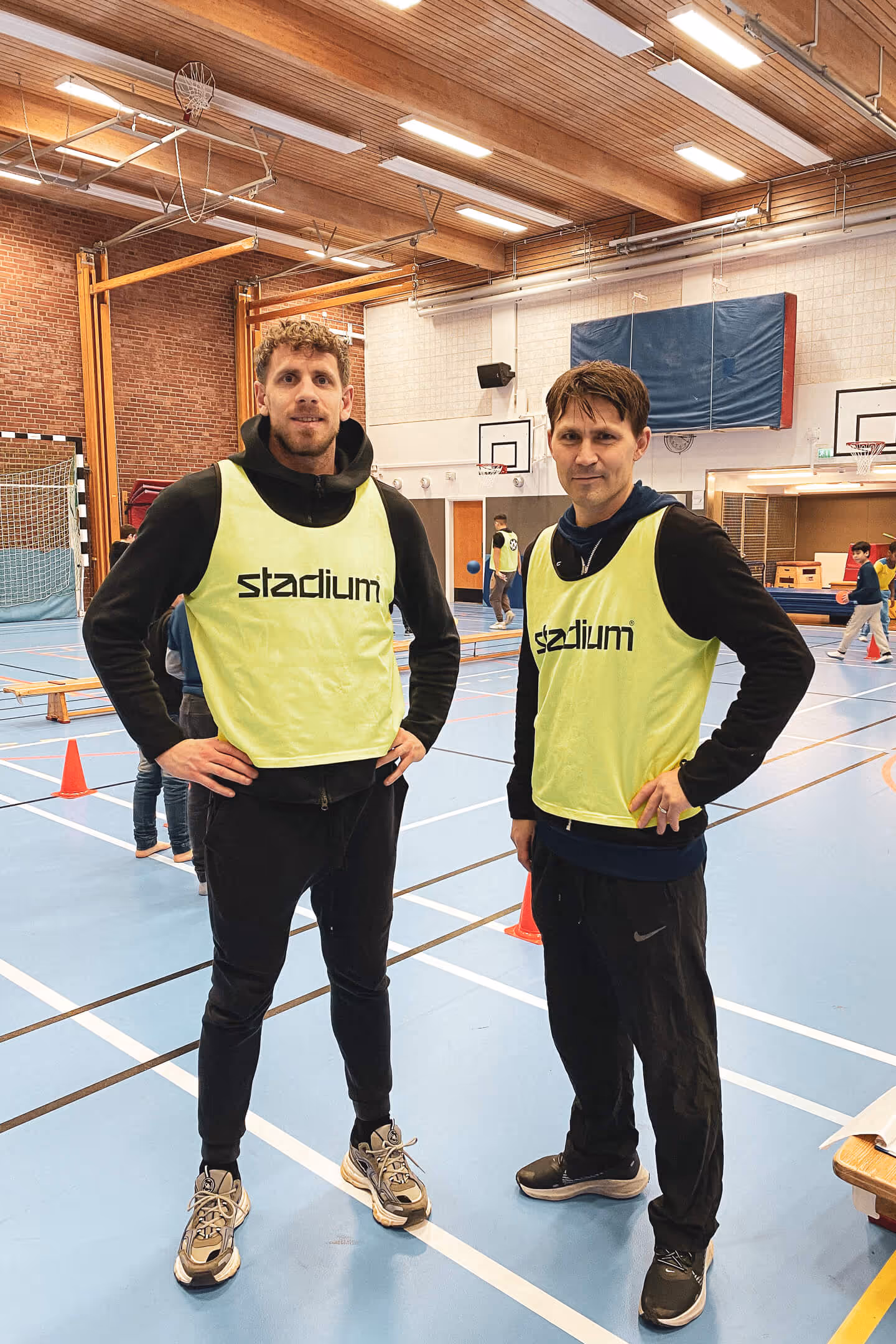 An image of Allan Borgvart and Andreas Hadenius, the main leaders of Bollis – Lek & Spel.