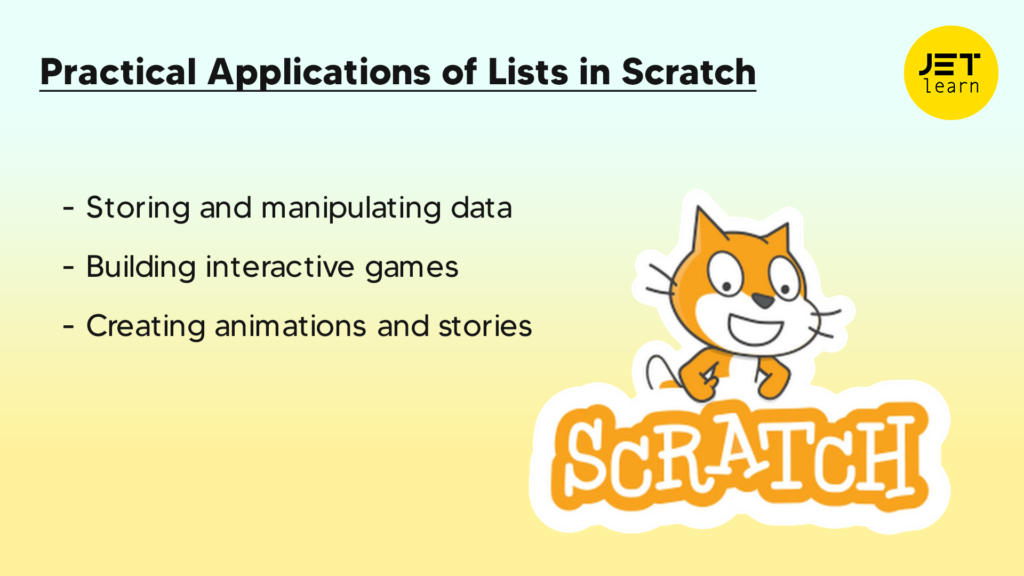 Practical Applications of Lists in Scratch