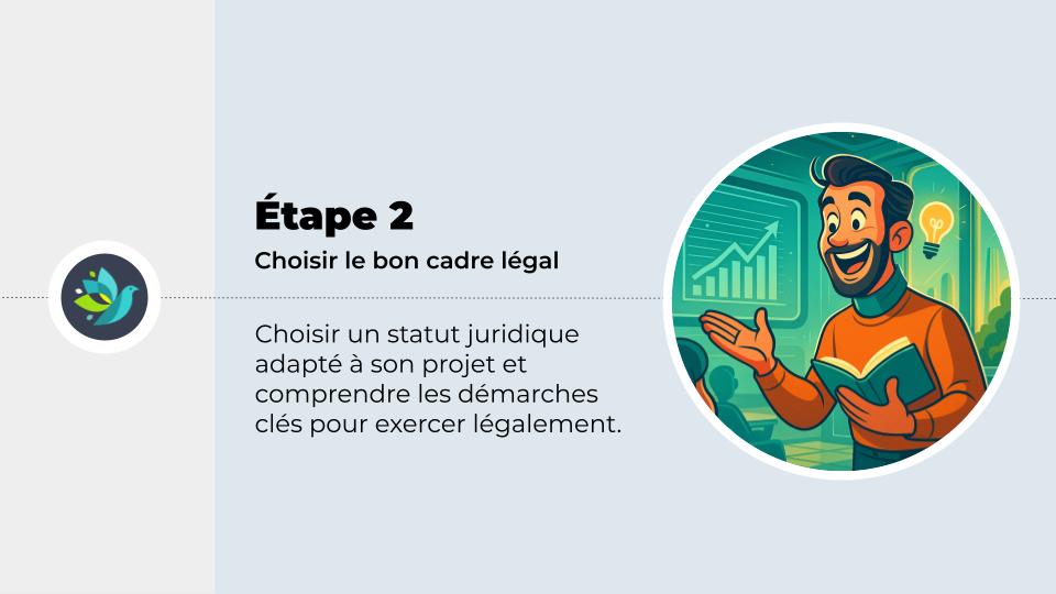 Devenir formateur indépendant, étape 2 : choisir le cadre légal
