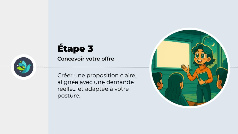 Devenir formateur indépendant, étape 3 : concevoir votre offre