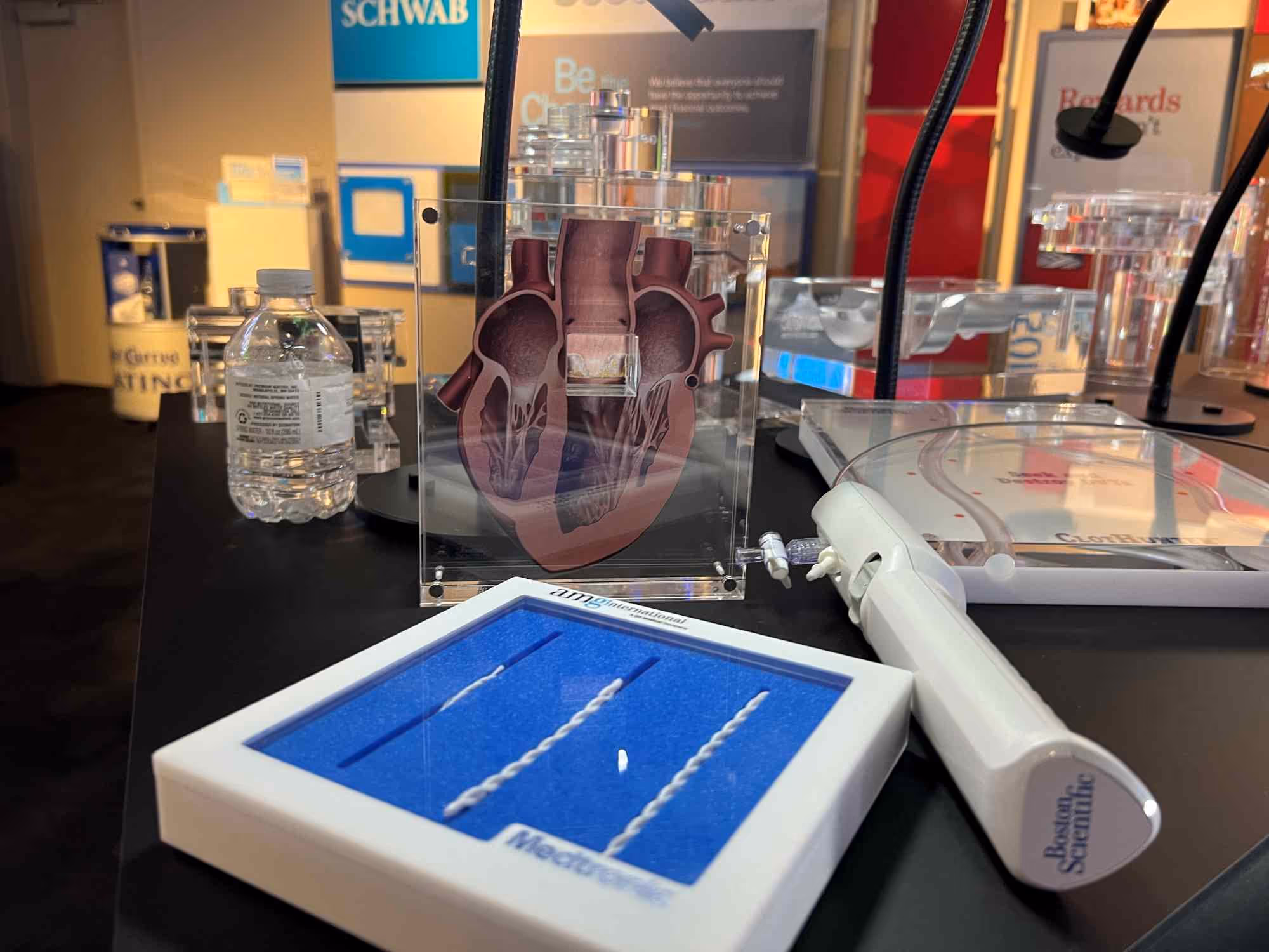 Custom medical device acrylic displays
