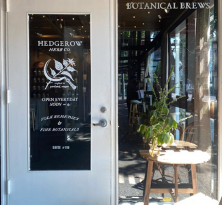 front door of Hedgerow