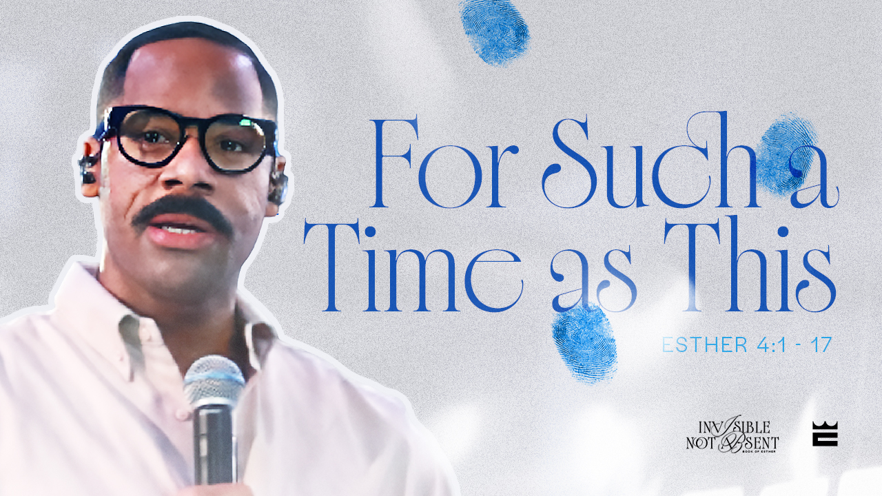 For Such A Time as this