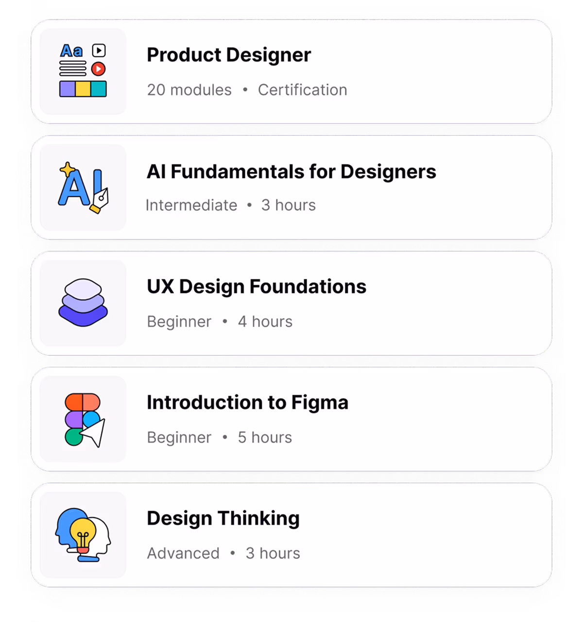 Build UX, PM & AI skills with expert-led courses