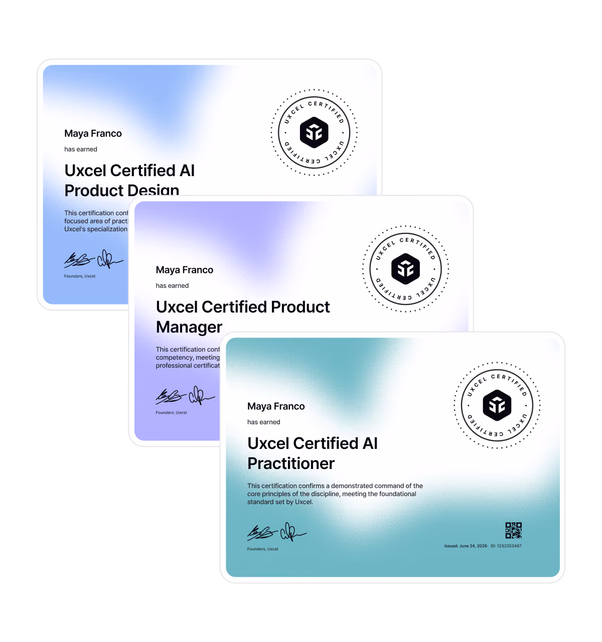 Professional certifications