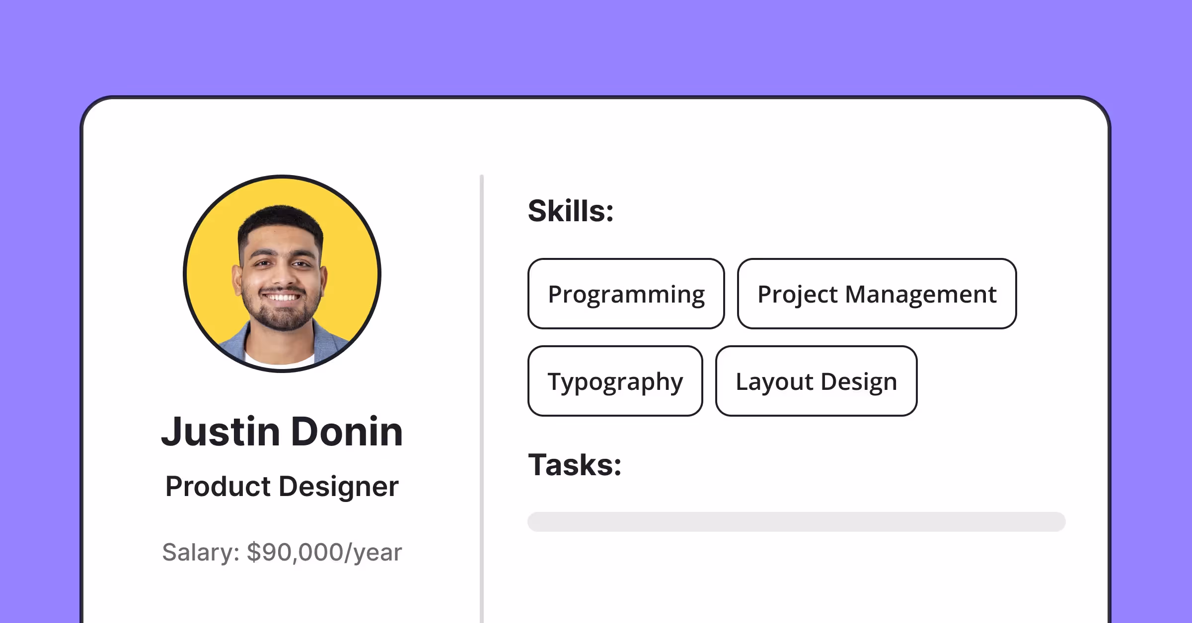 Product Designer's skills