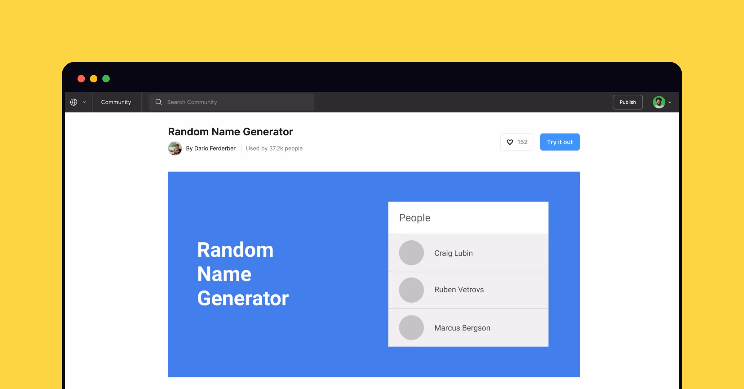 Random Name Generator plugin's download page