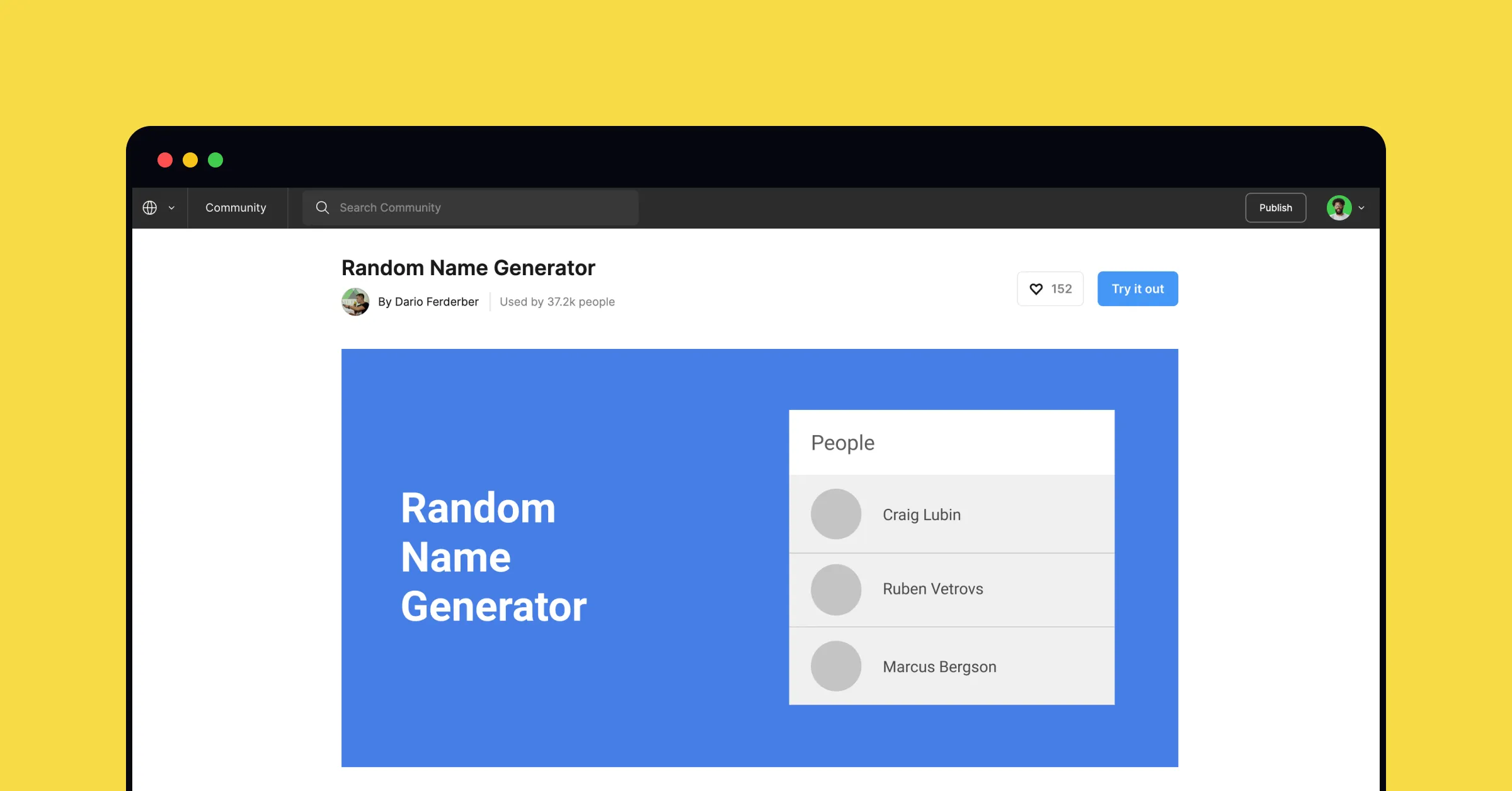 Random Name Generator plugin's download page