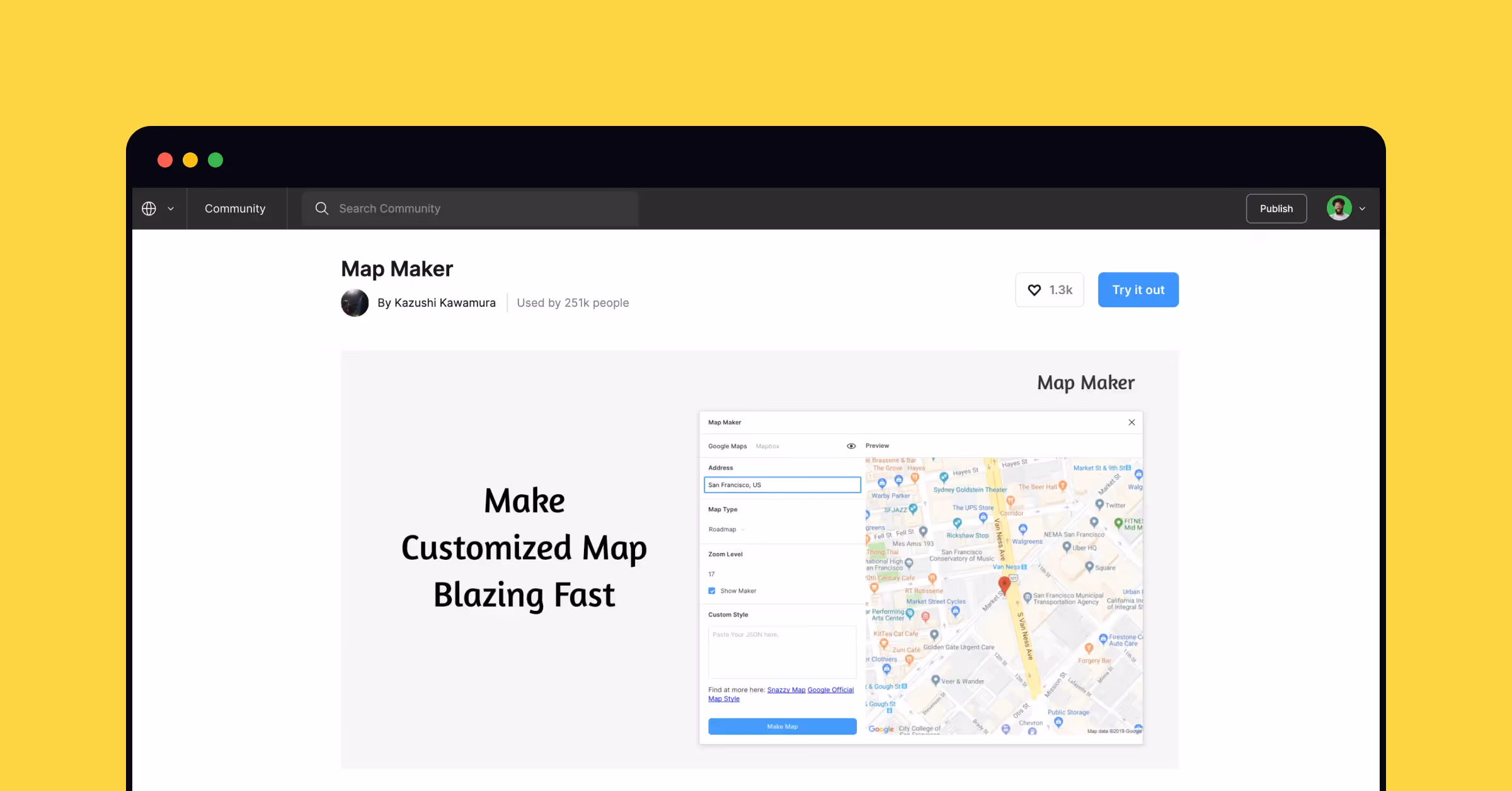 Map Maker plugin's download page