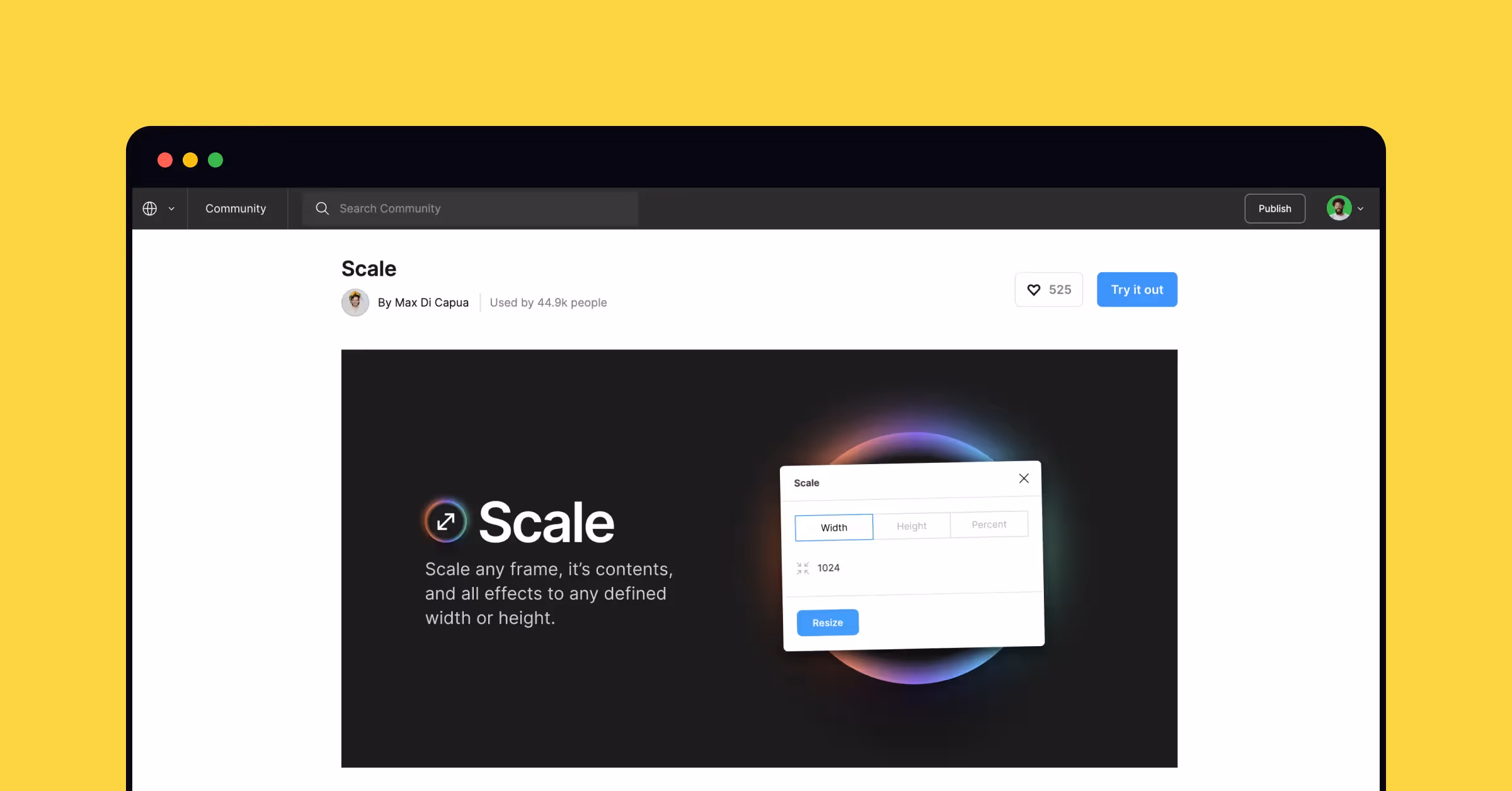 Scale plugin's download page