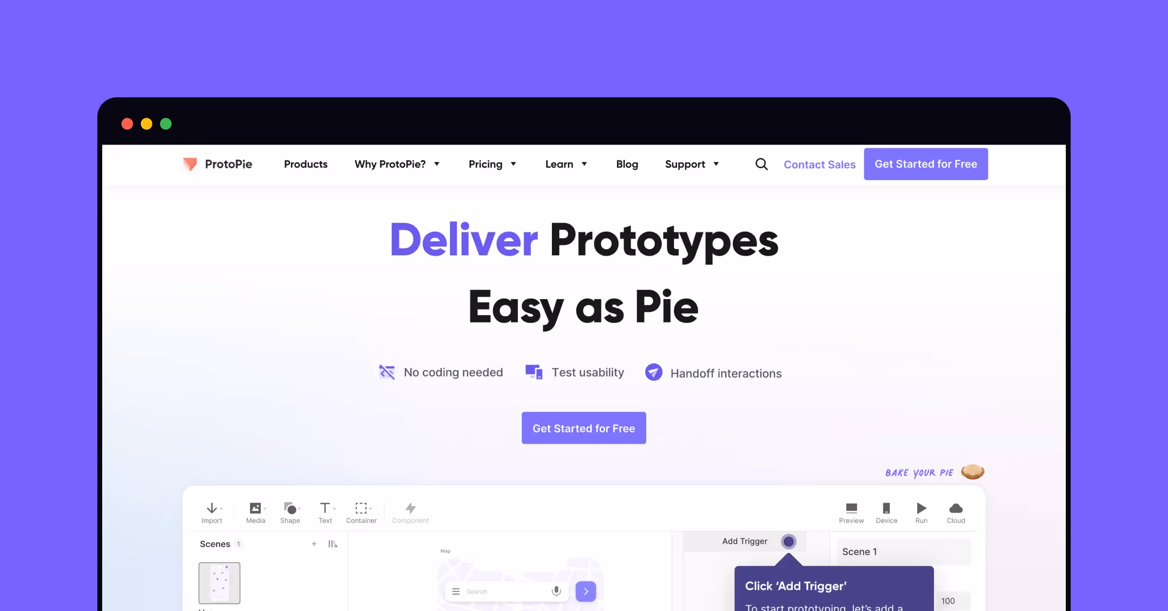 ProtoPie Home Page