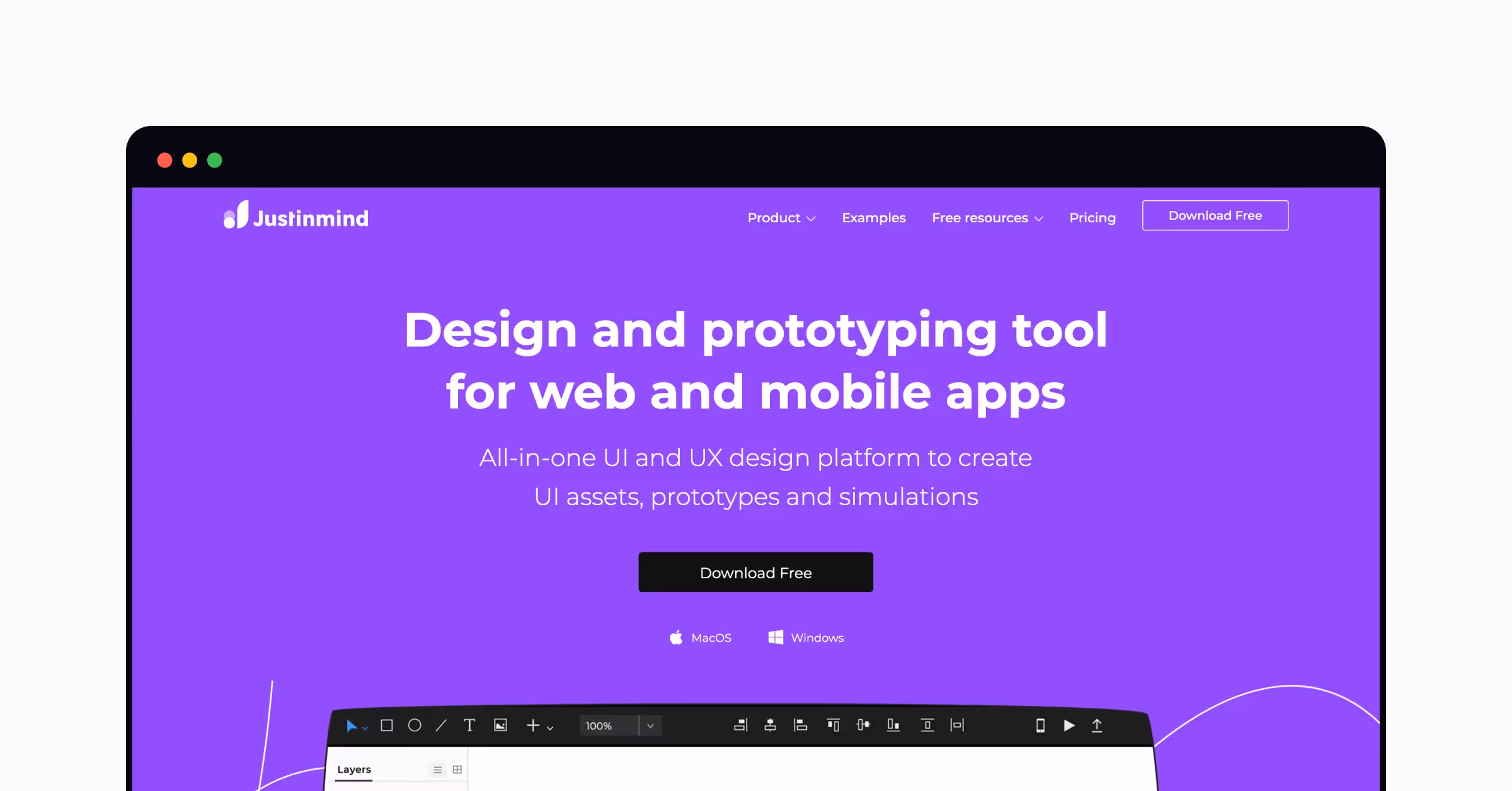 Justinmind Home Page