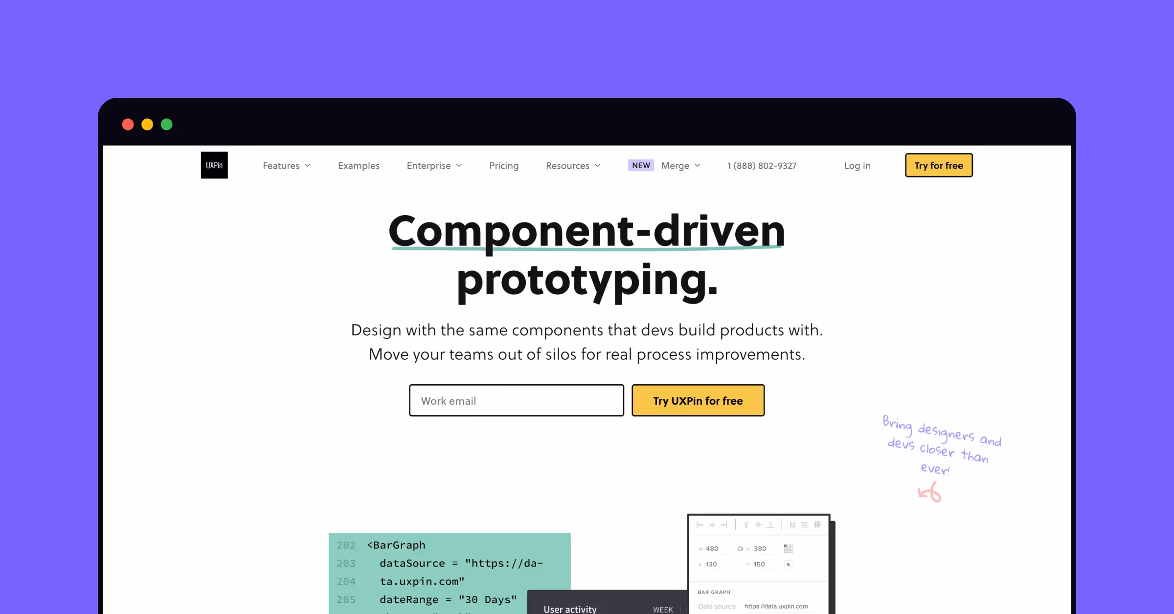 UXPin Home Page