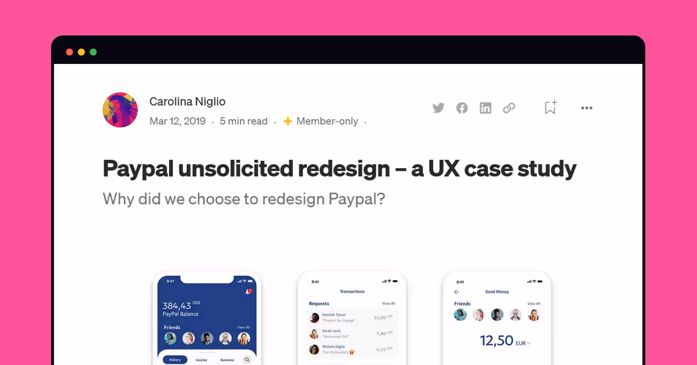 Include unsolicited redesigns in your portfolio