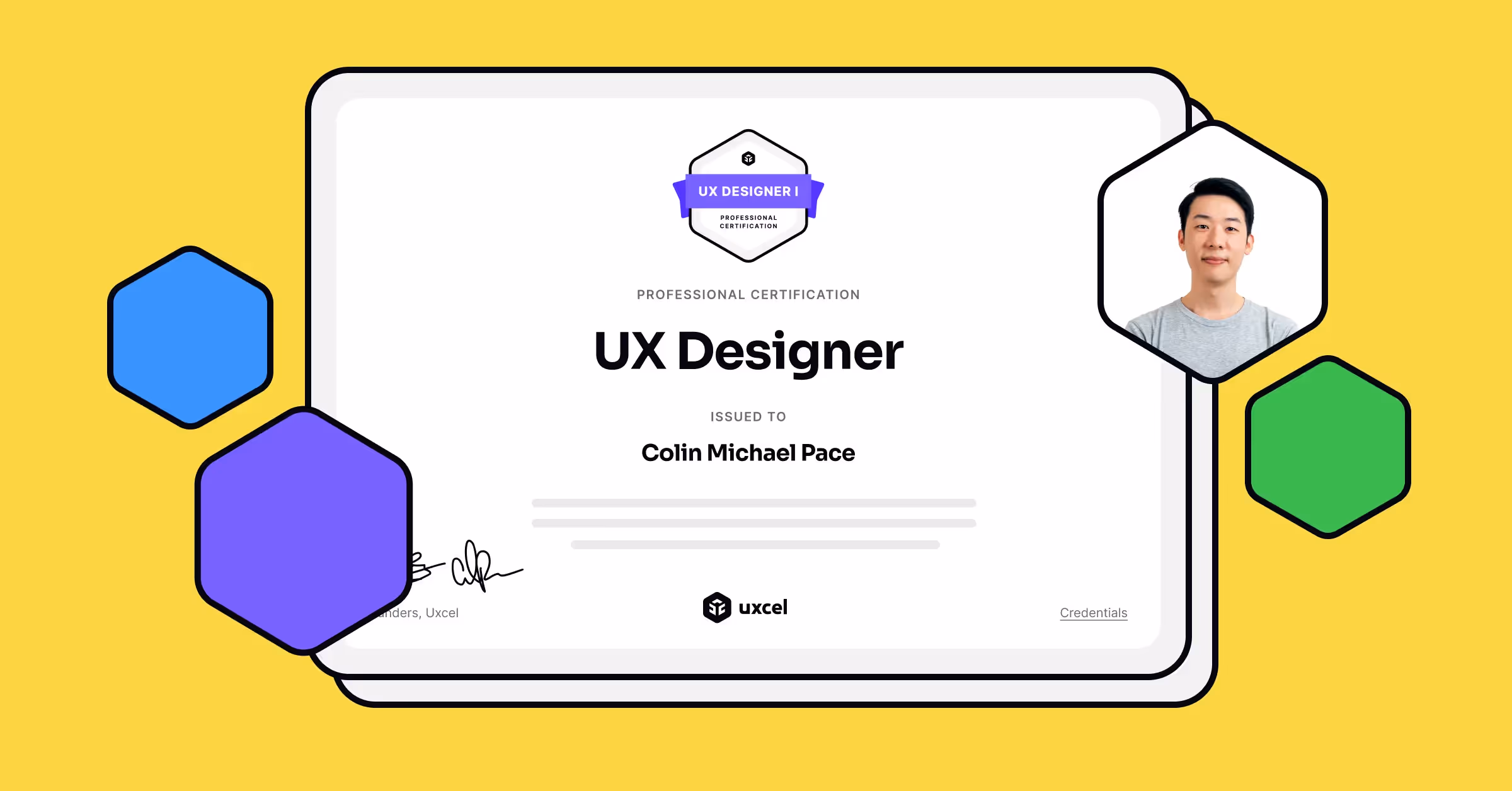 Uxcel's certifications