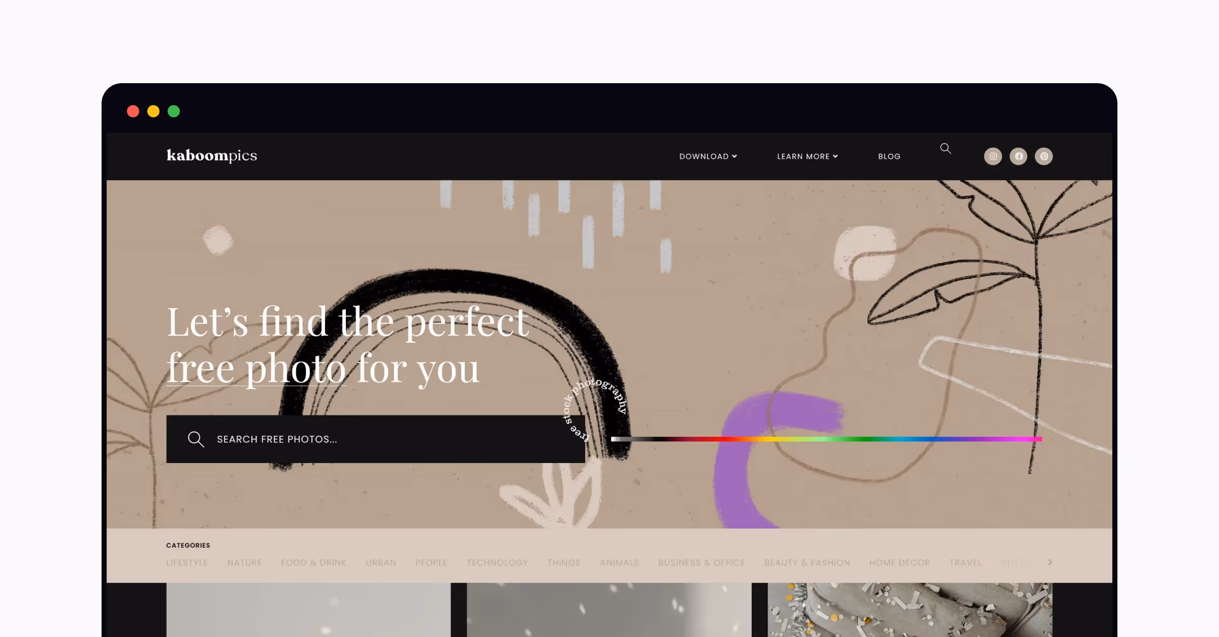 Kaboompics Home Page