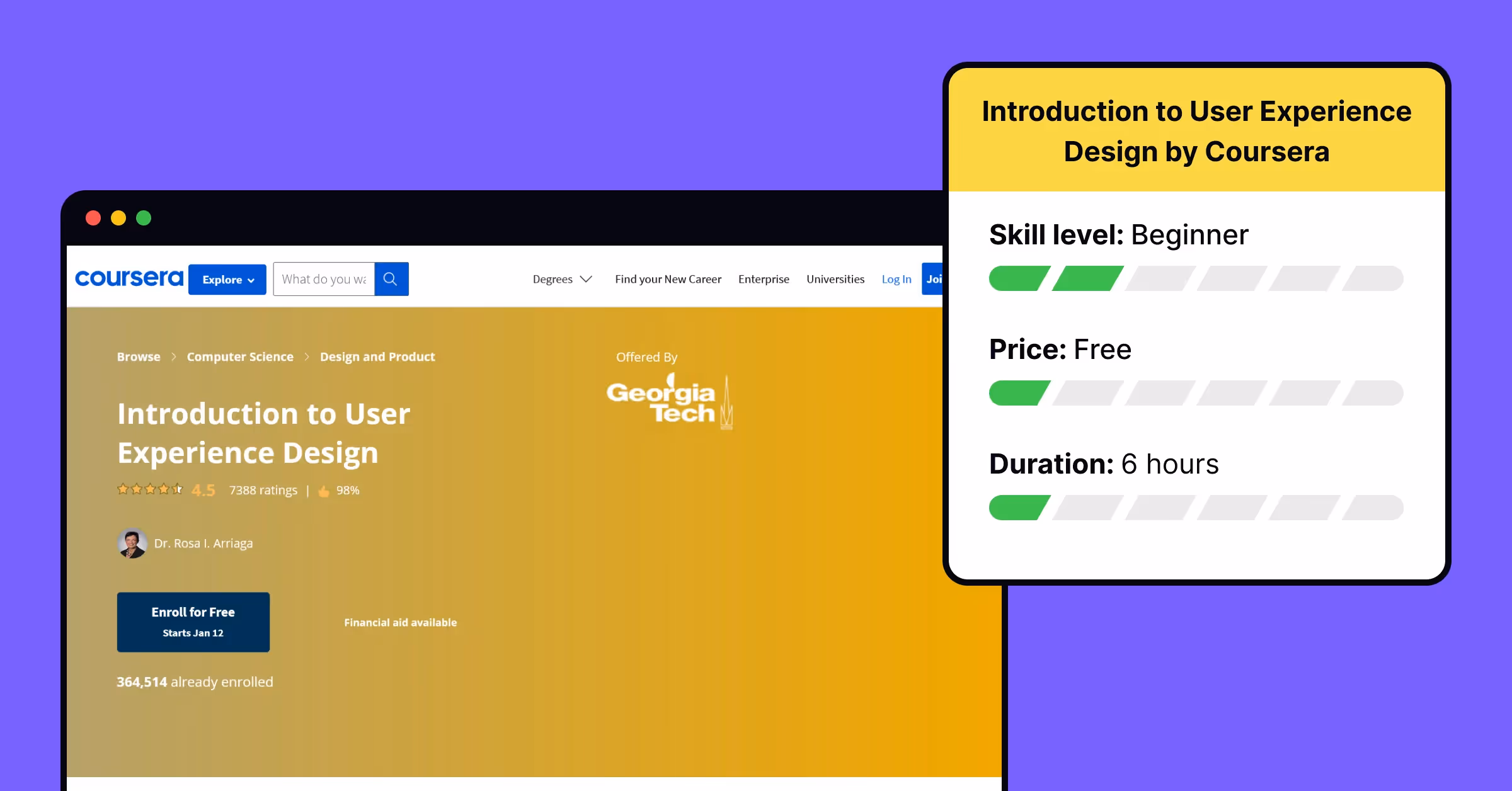 Introduction to User Experience Design by Coursera