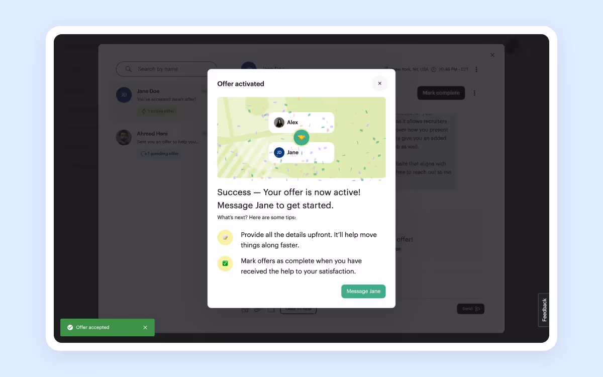 Display Visual Effects to Congratulate Your Users