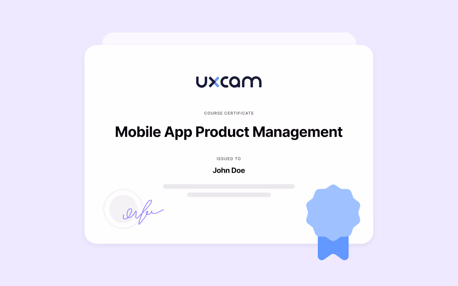 UXcam Free PM Certification