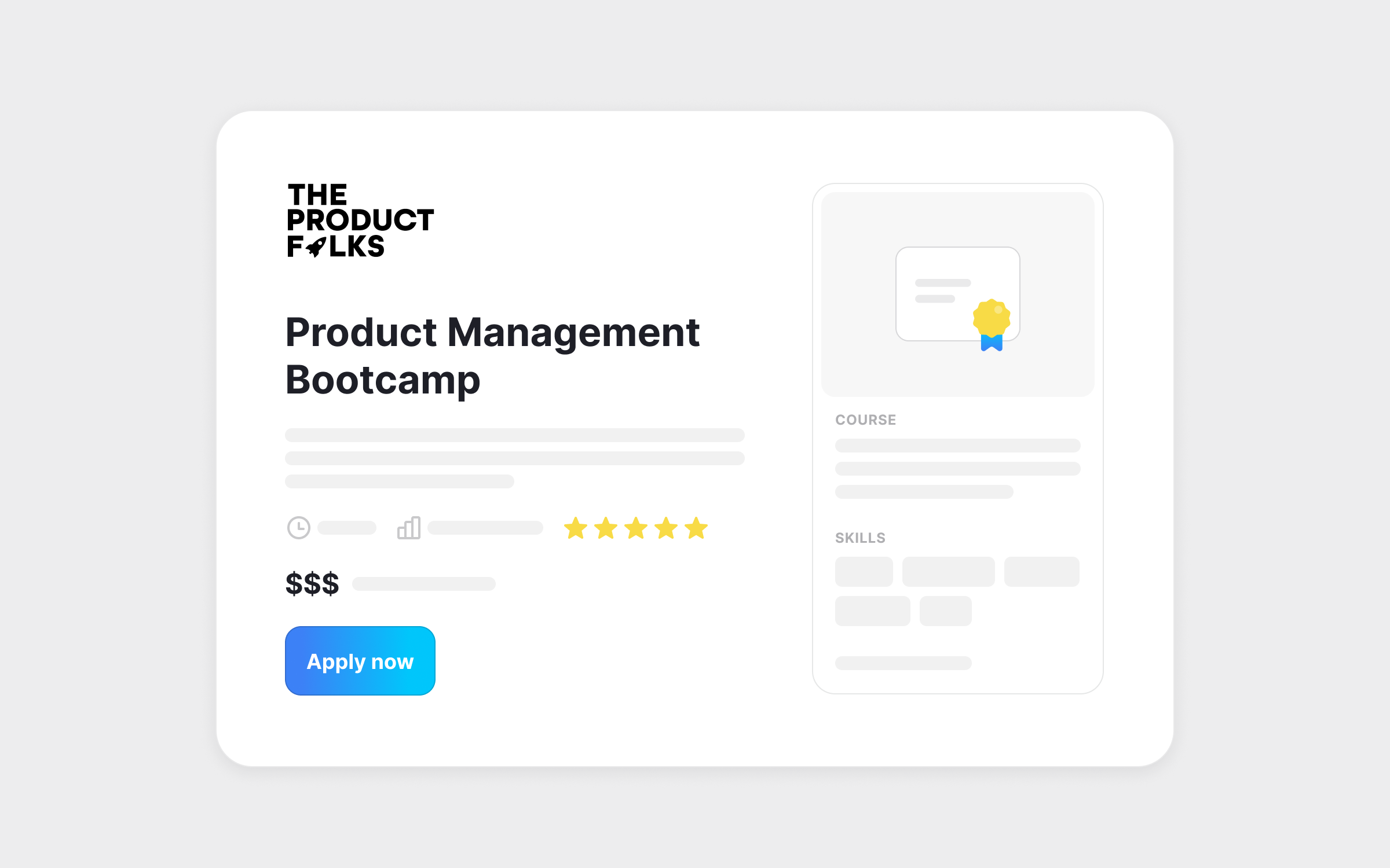 The Product Folks Paid PM Course