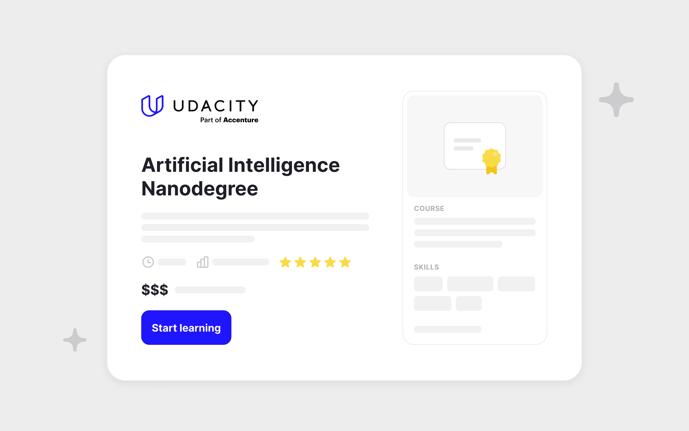 Udacity Paid AI Course