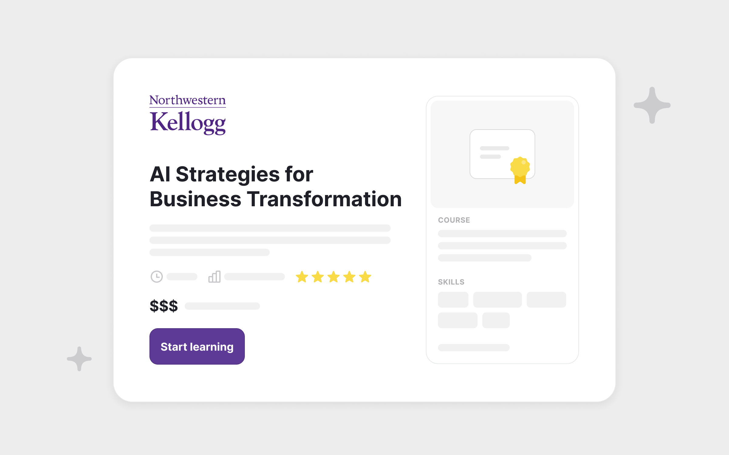 Kellogg Paid AI Course