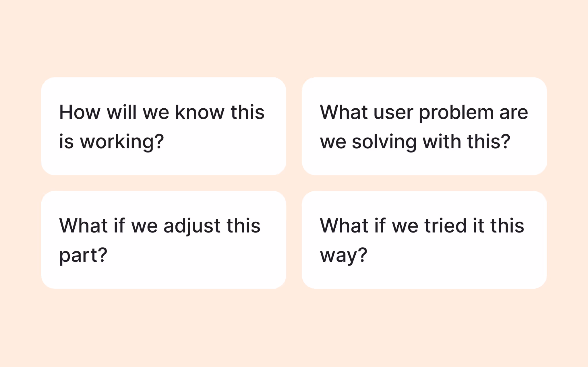 Asking better questions