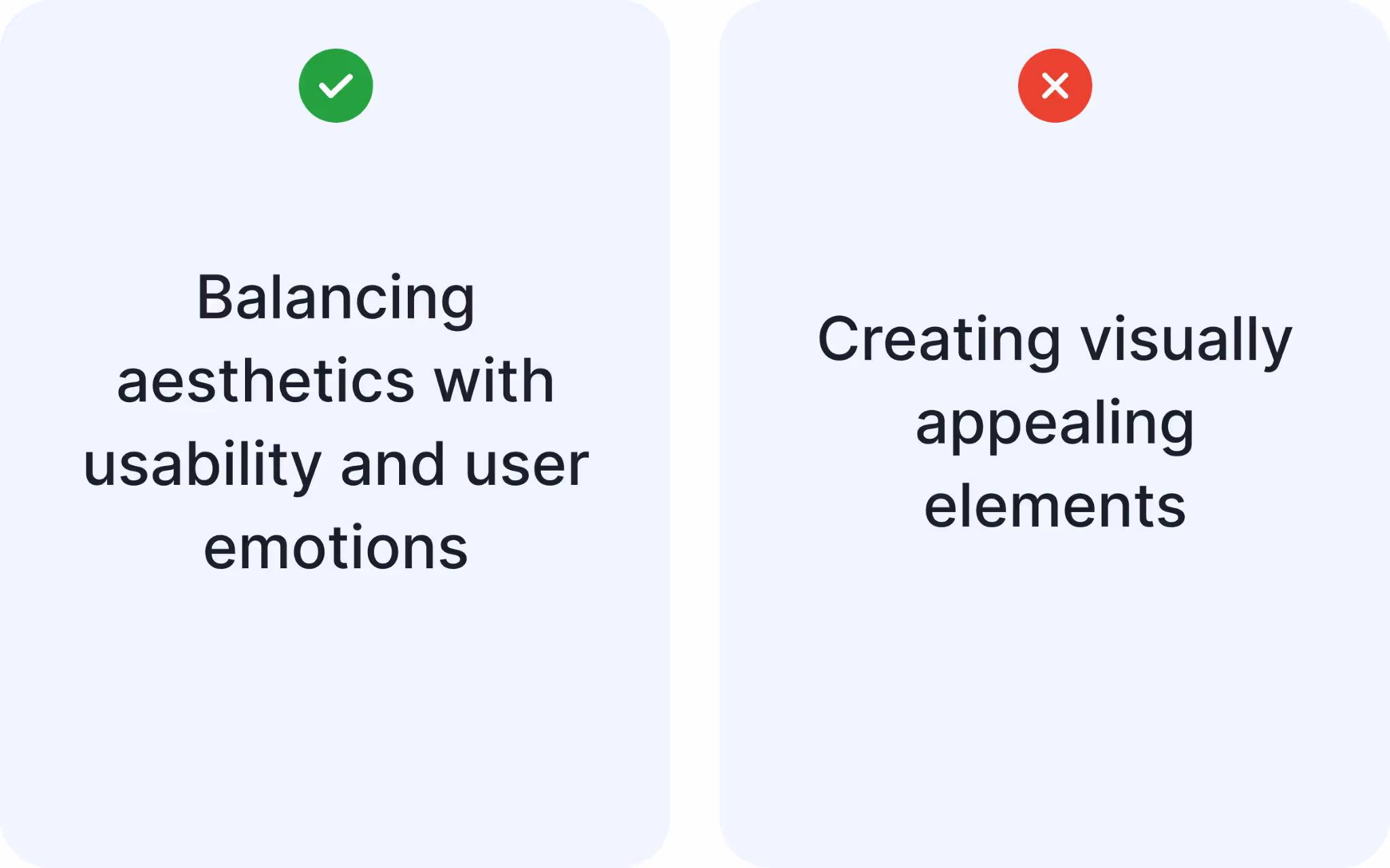 Design is just about aesthetics