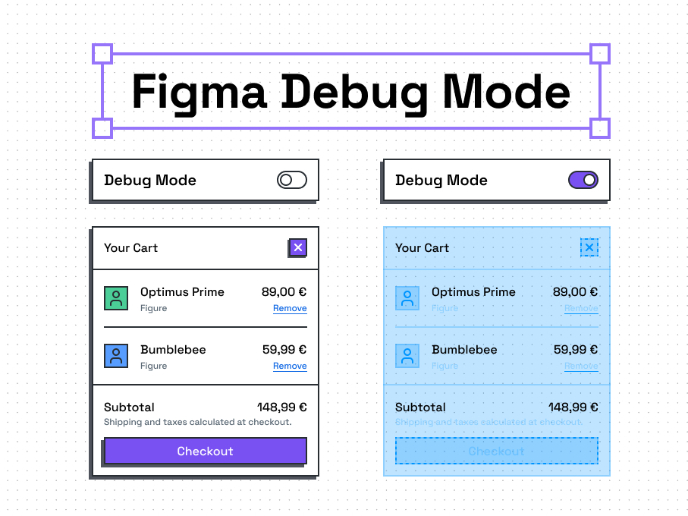 A debug mode for Figma without plugins