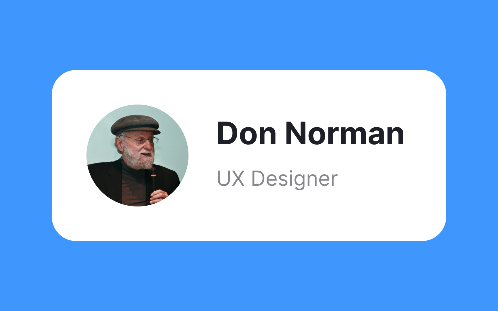 The major design figures in UX design