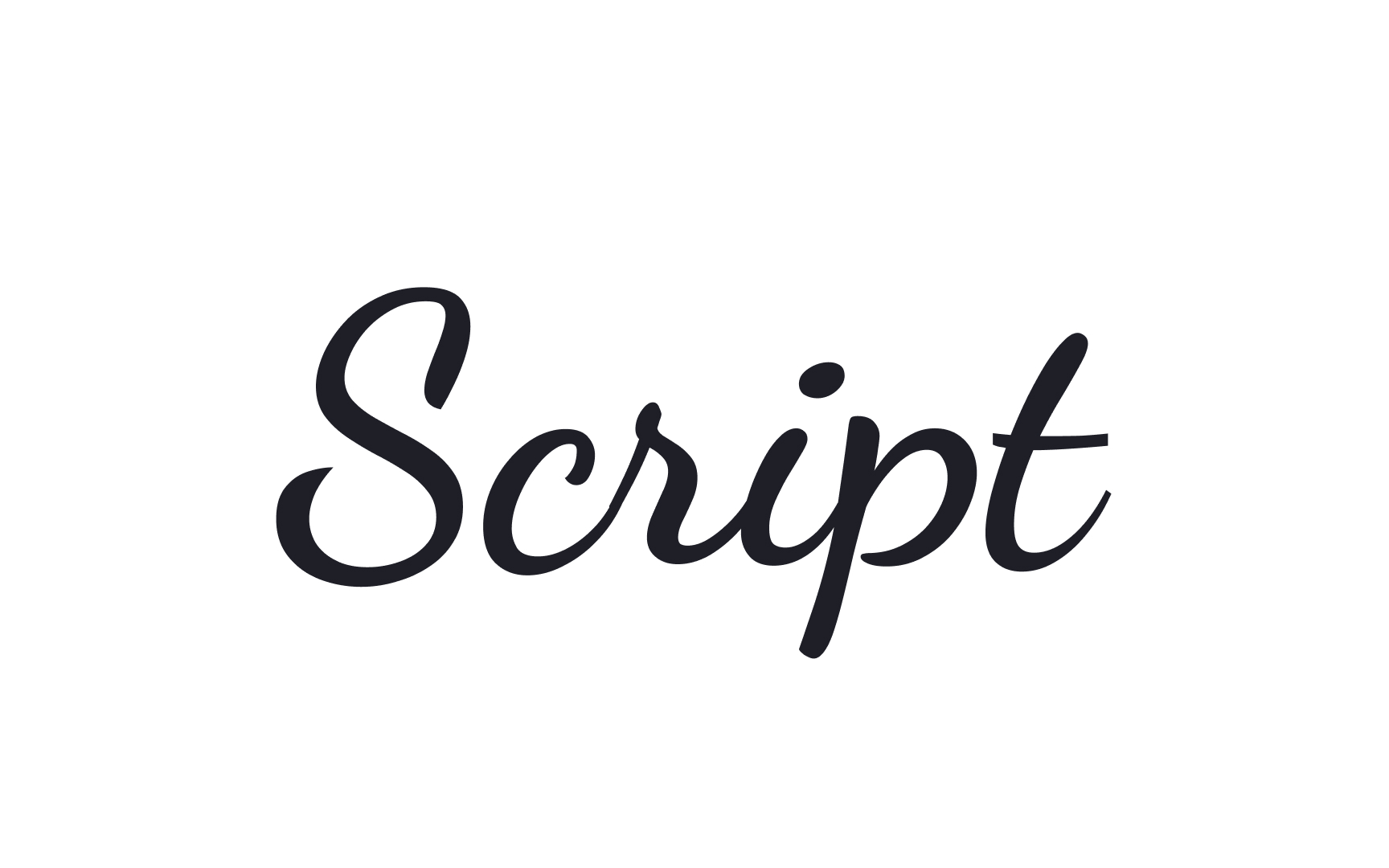 Script typeface