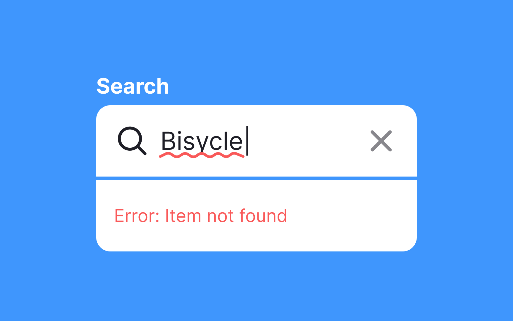 Error prevention Bad Practice