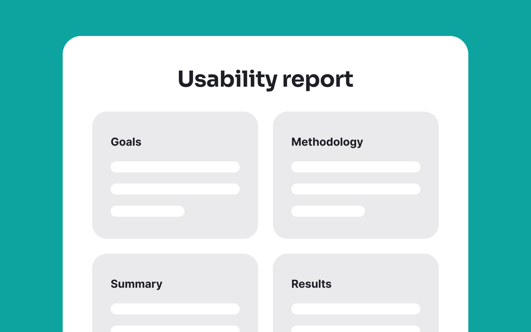 Usability report