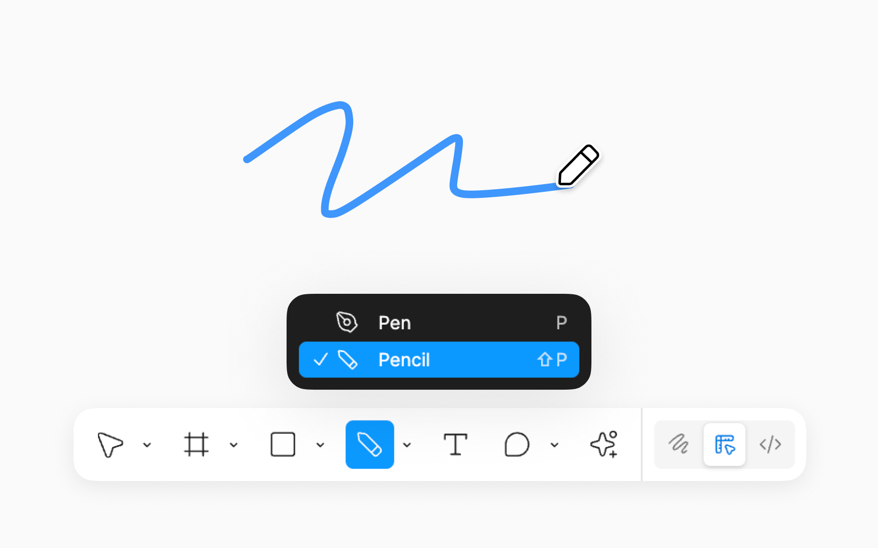 Pencil tool