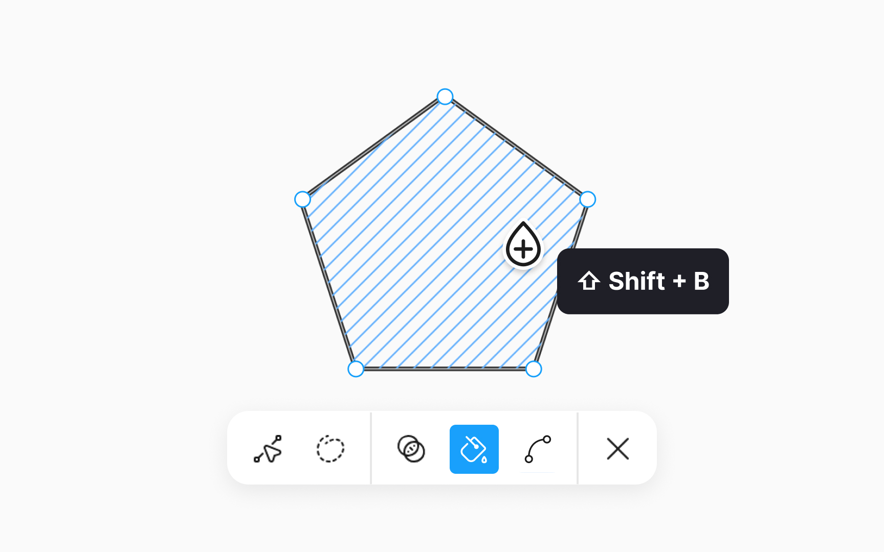 Fills for vector shapes