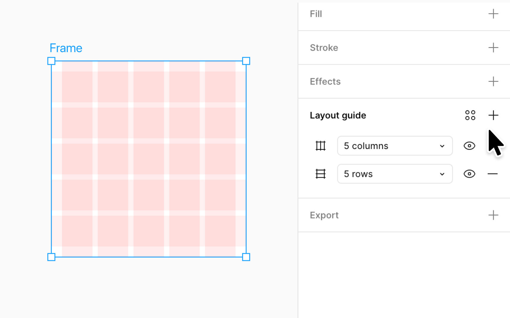 Combining layout grids