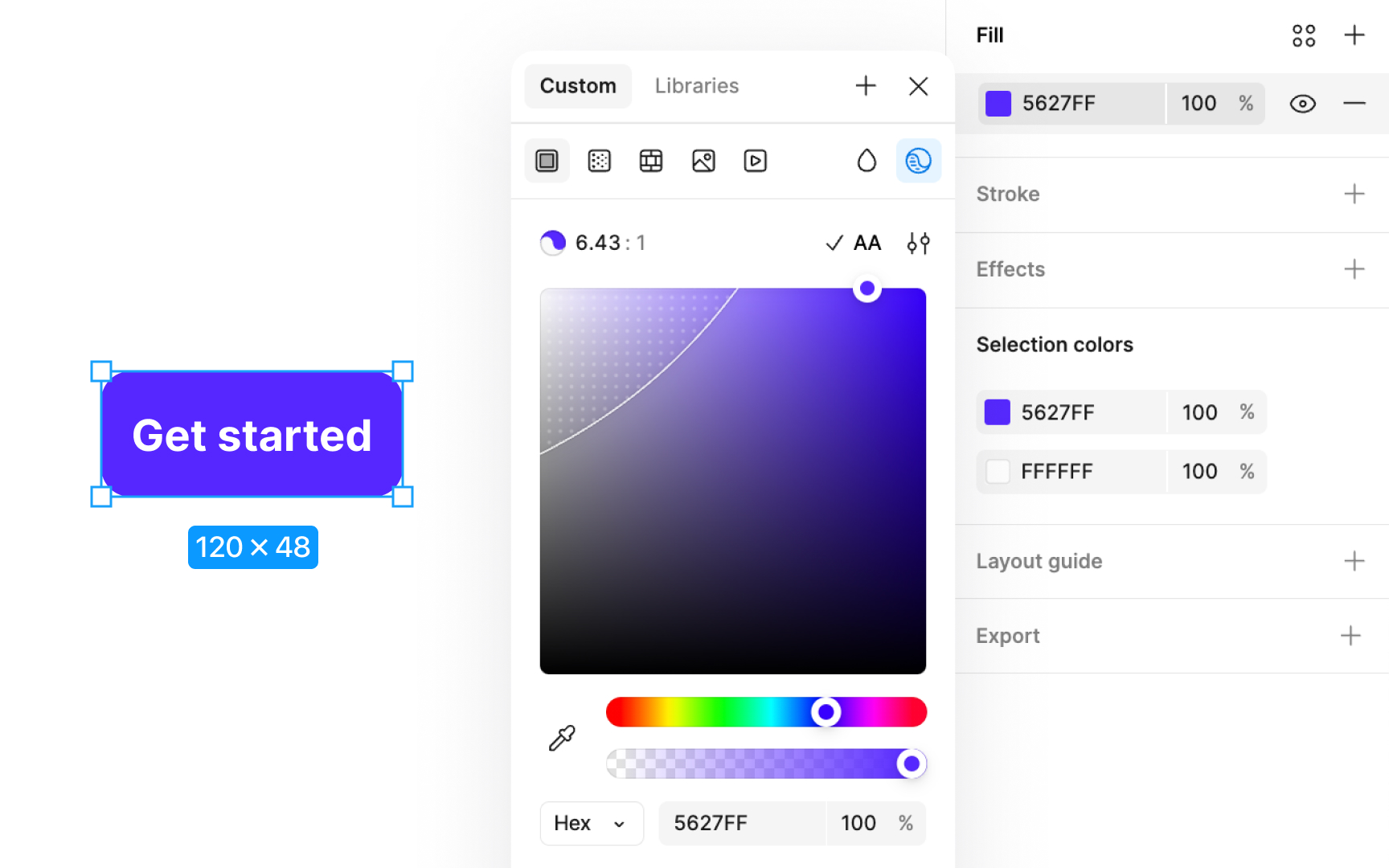 Check color contrast