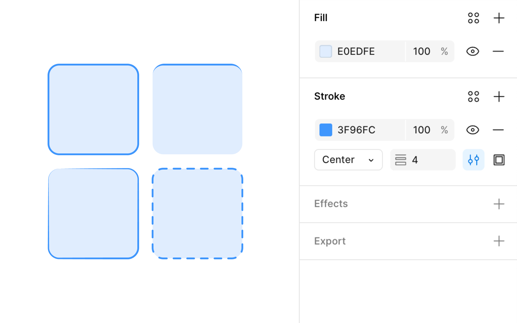 When to apply strokes