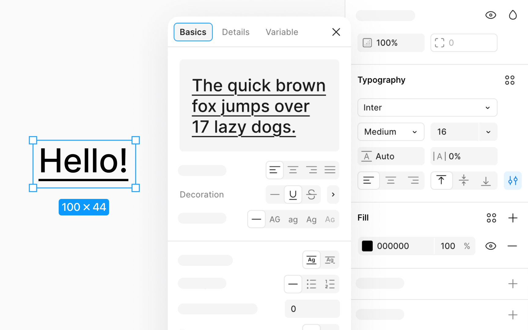Applying text decoration