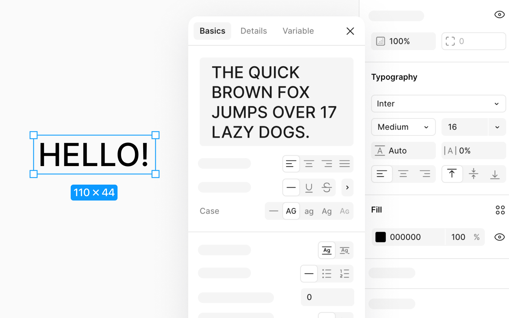 Changing letter case